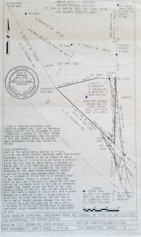 0 Highway 65 South  Choctaw, AR
