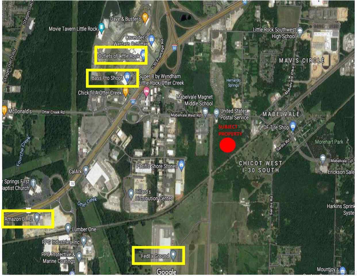 28.85 Acres Mabelvale West  Mabelvale, AR
