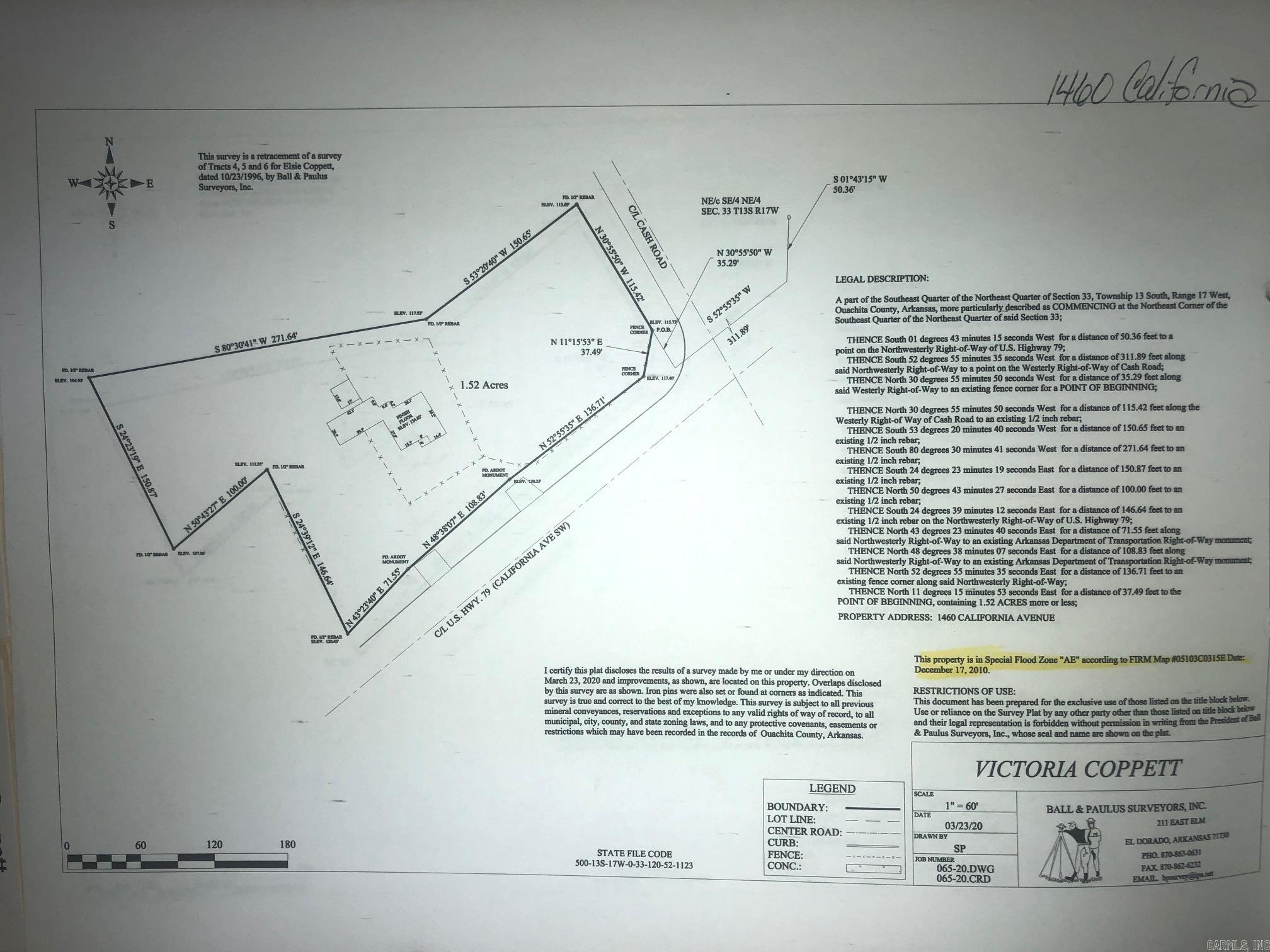 1460 SW California  Camden, AR