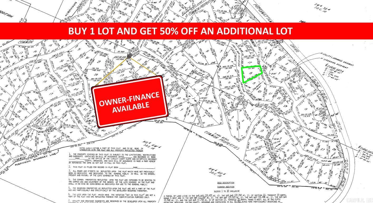 Lot 18 Atakapa  Cherokee Village, AR