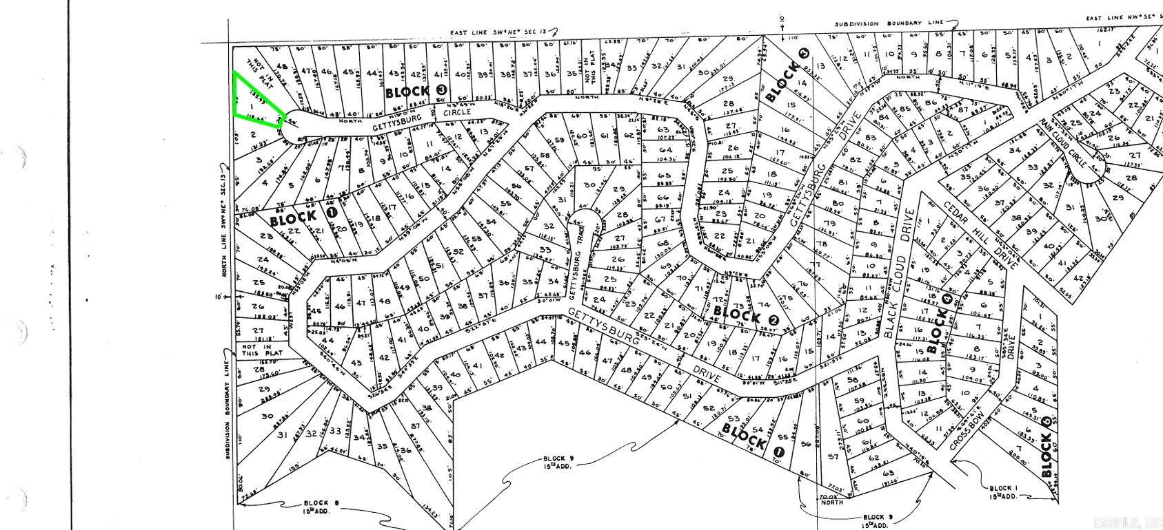Lot 1 Gettysburg  Cherokee Village, AR