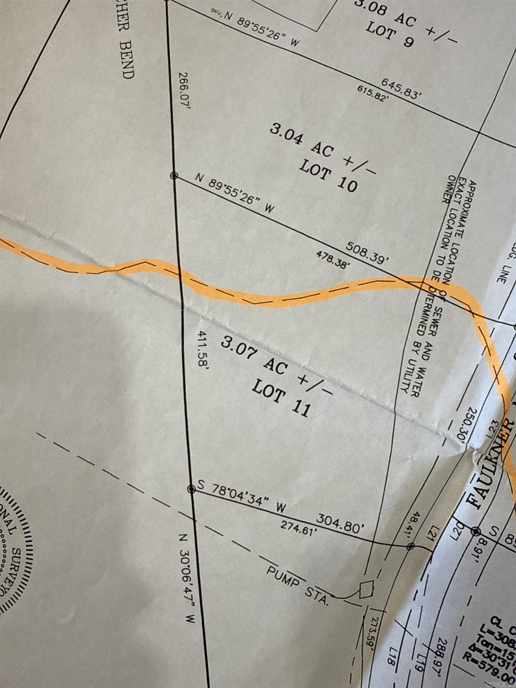 Lot 11 & 12 Faulkner Meadows River meadows subdivision Mayflower, AR