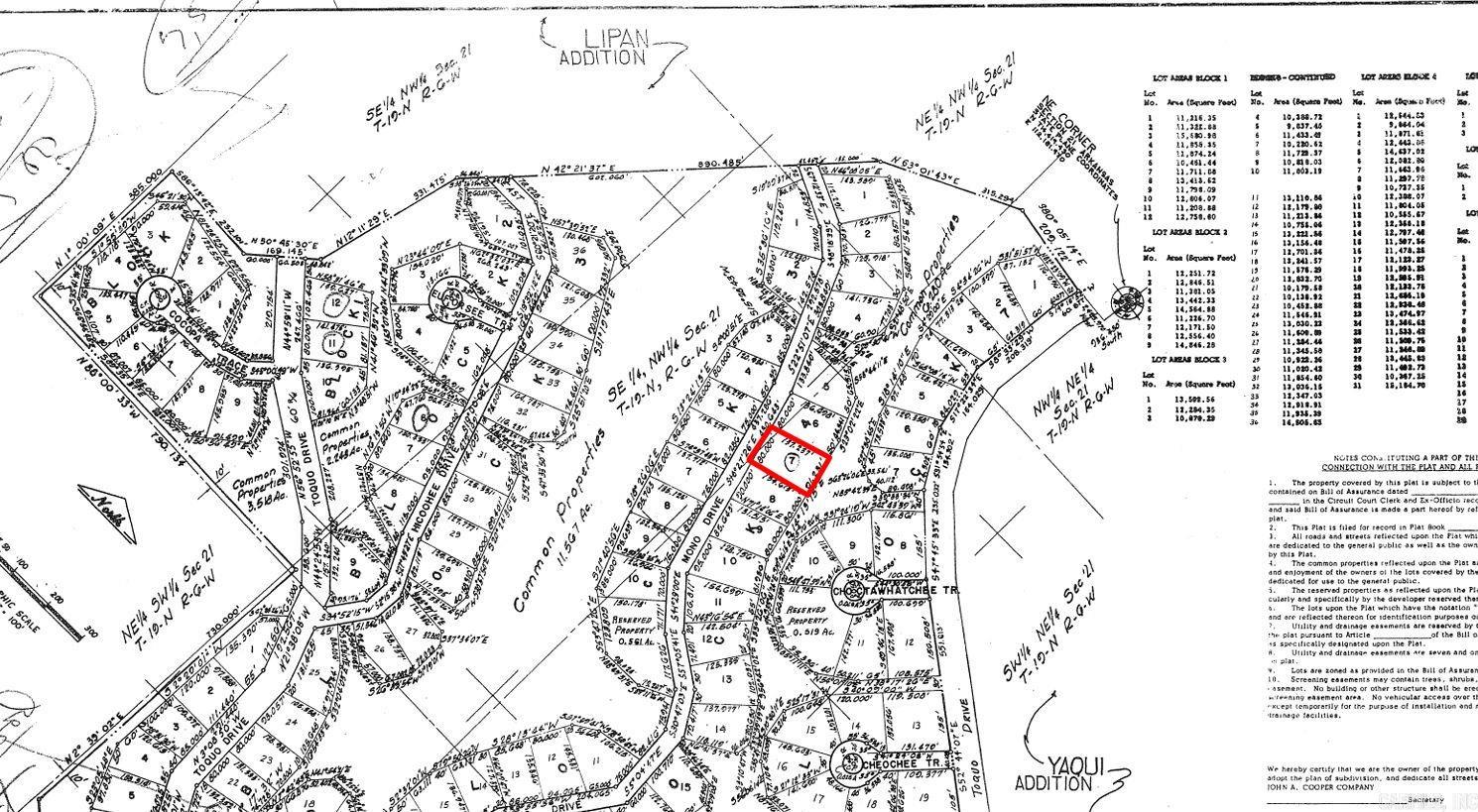 Lot 7 Mono  Cherokee Village, AR