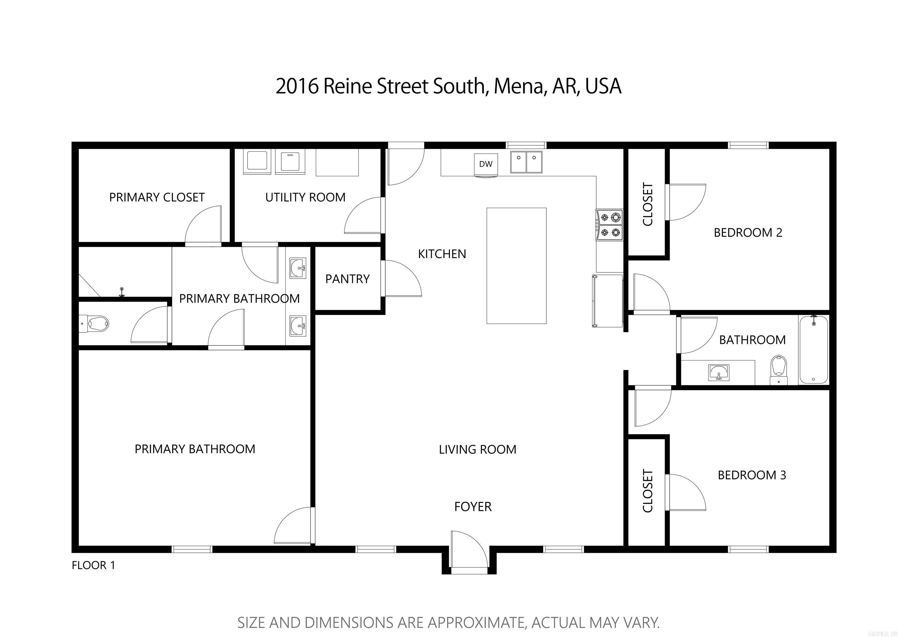 2016 S. Reine St.  Mena, AR