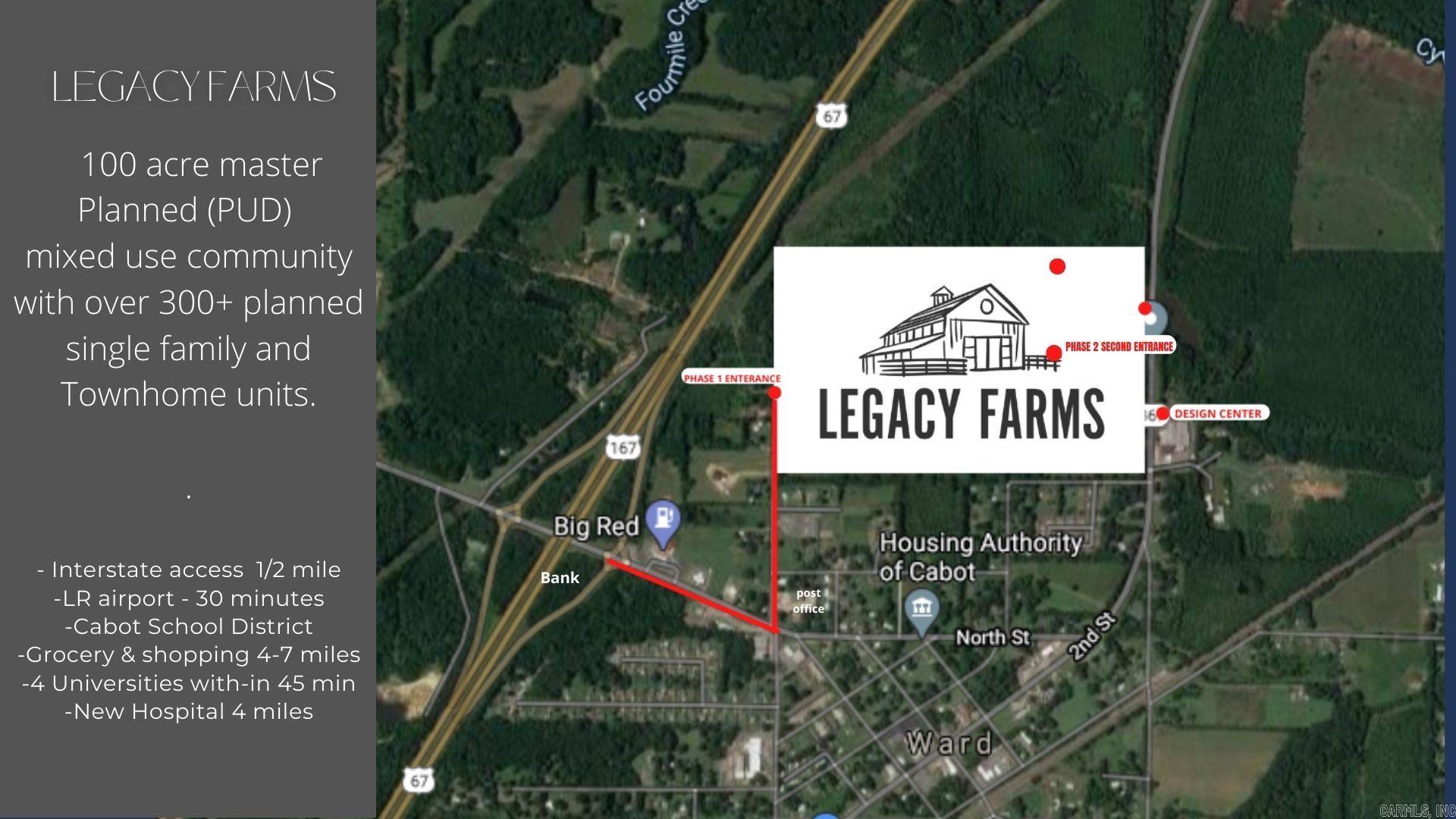 Lot 11 Legacy  Ward, AR