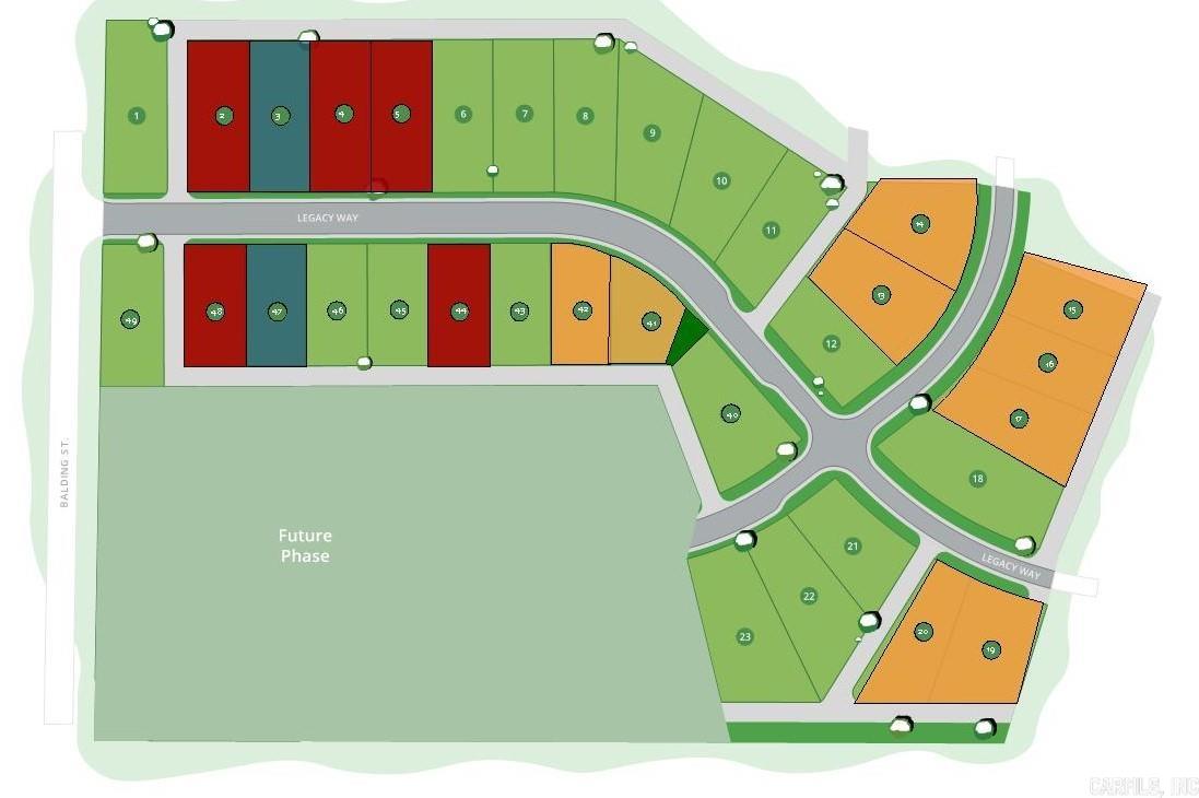 Lot 21 Legacy  Ward, AR
