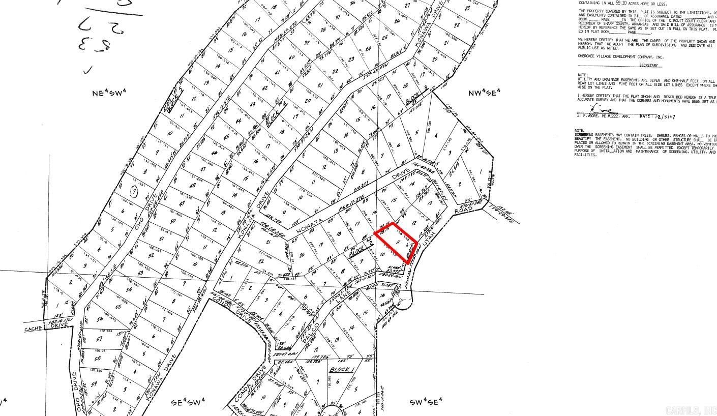 Lot 11 Utah  Cherokee Village, AR