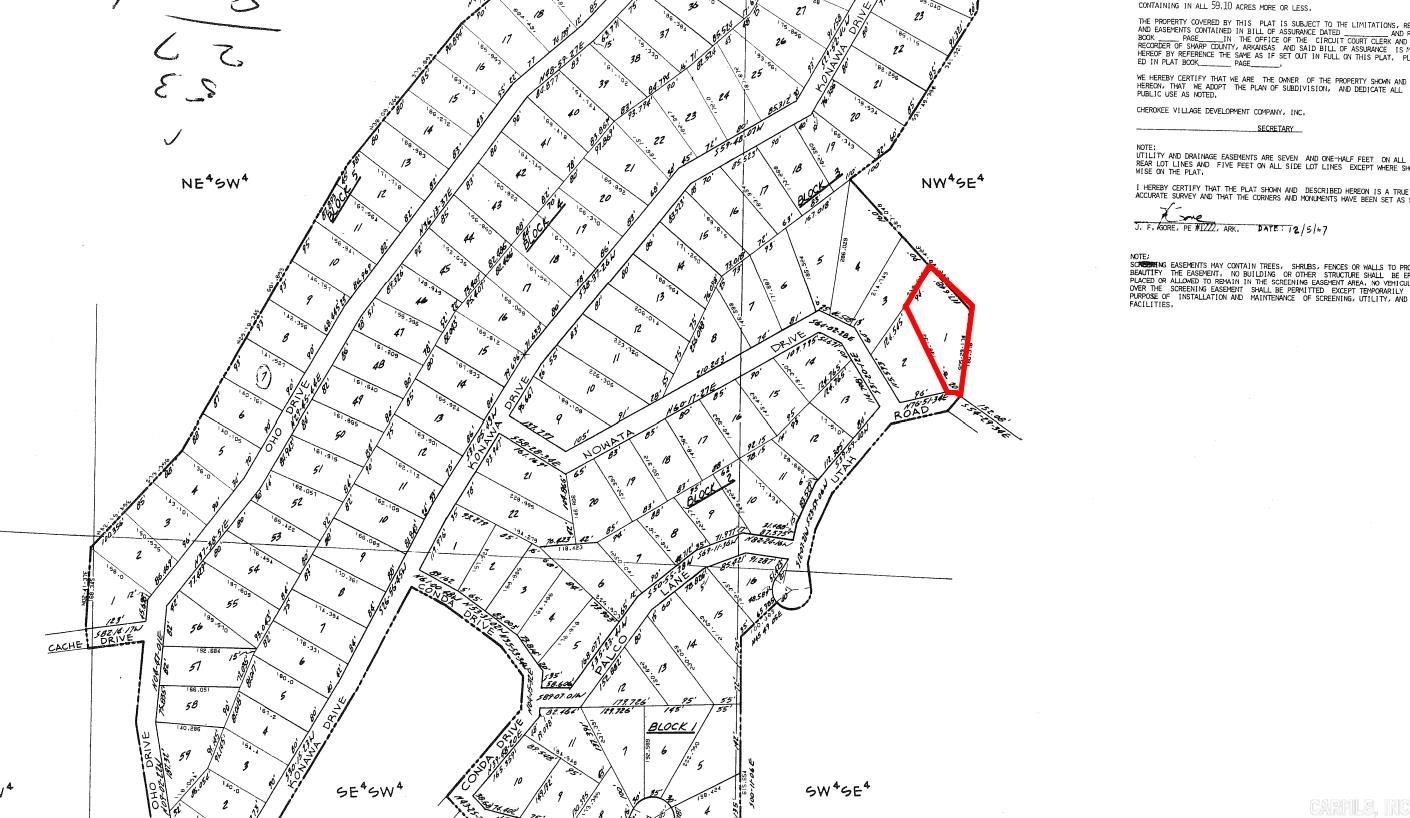 Lot 1 Utah  Cherokee Village, AR