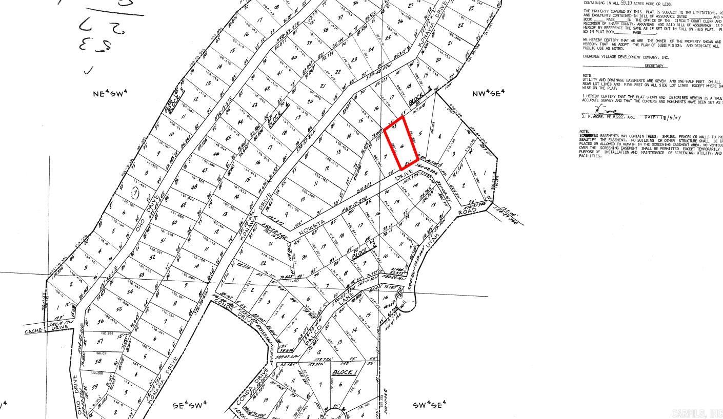 Lot 6 Nowata  Cherokee Village, AR