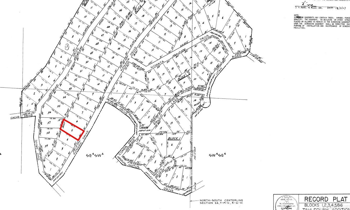 Lot 5 Konawa  Cherokee Village, AR