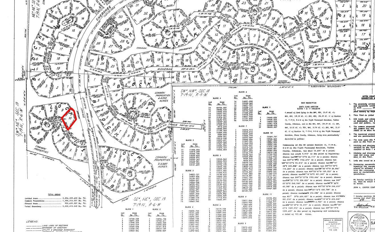 Lot 10 Oglalla  Cherokee Village, AR