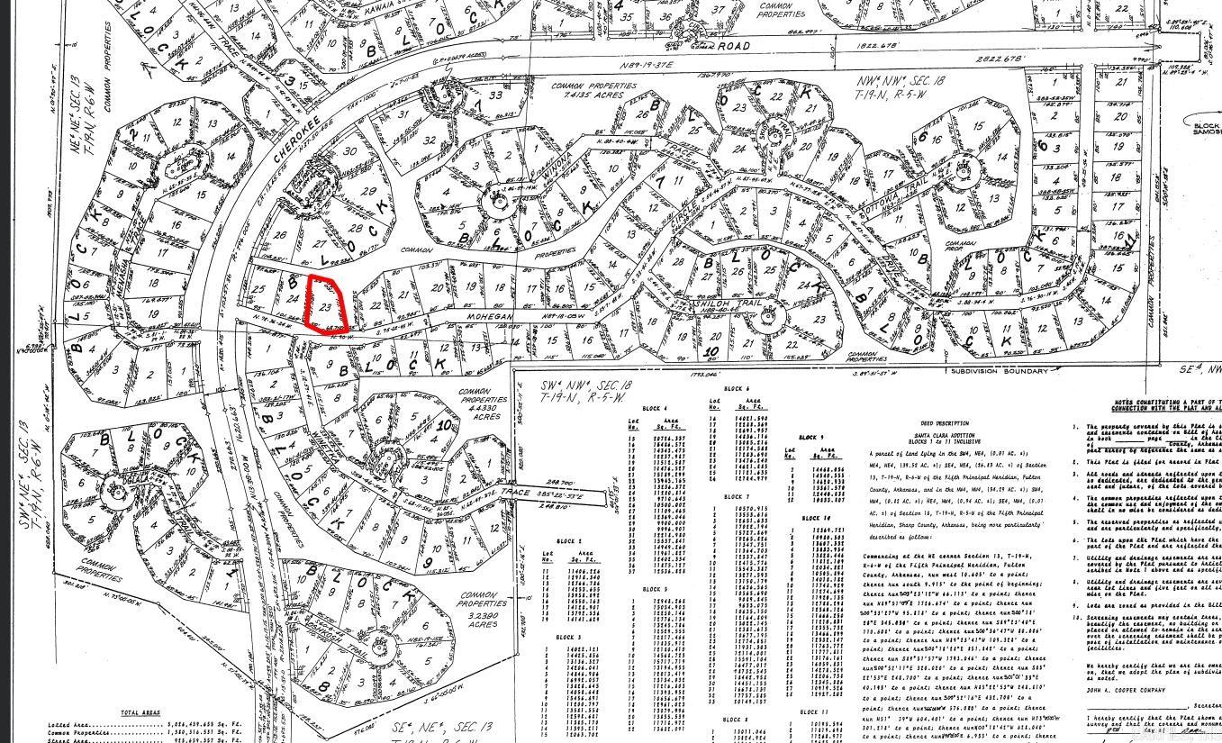 Lot 23 Mohegan  Cherokee Village, AR