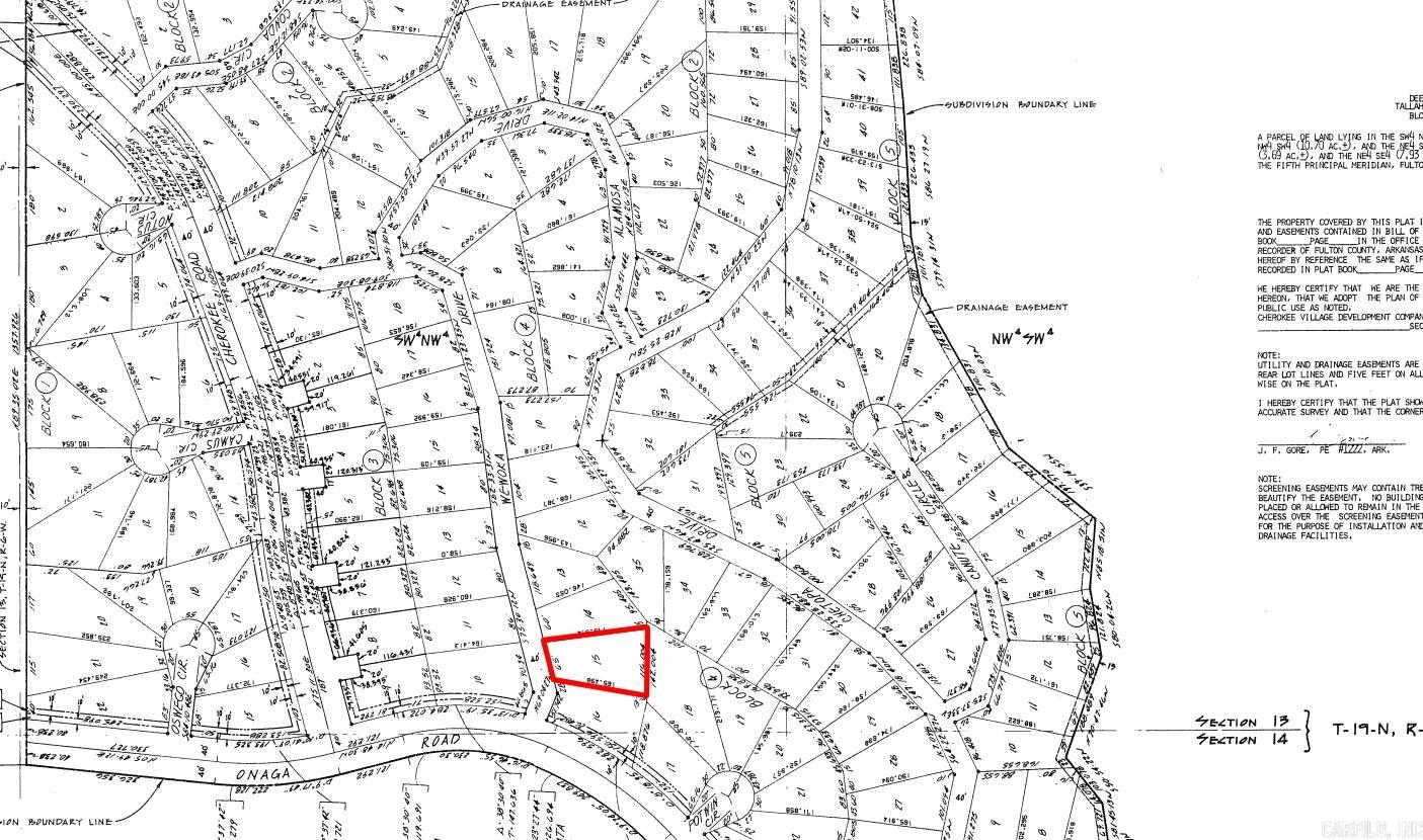 Lot 15 Wewoka  Cherokee Village, AR