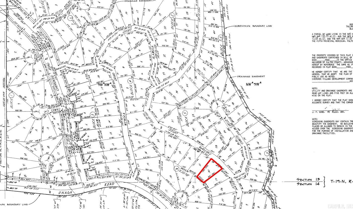 Lot 30 Chetopa  Cherokee Village, AR