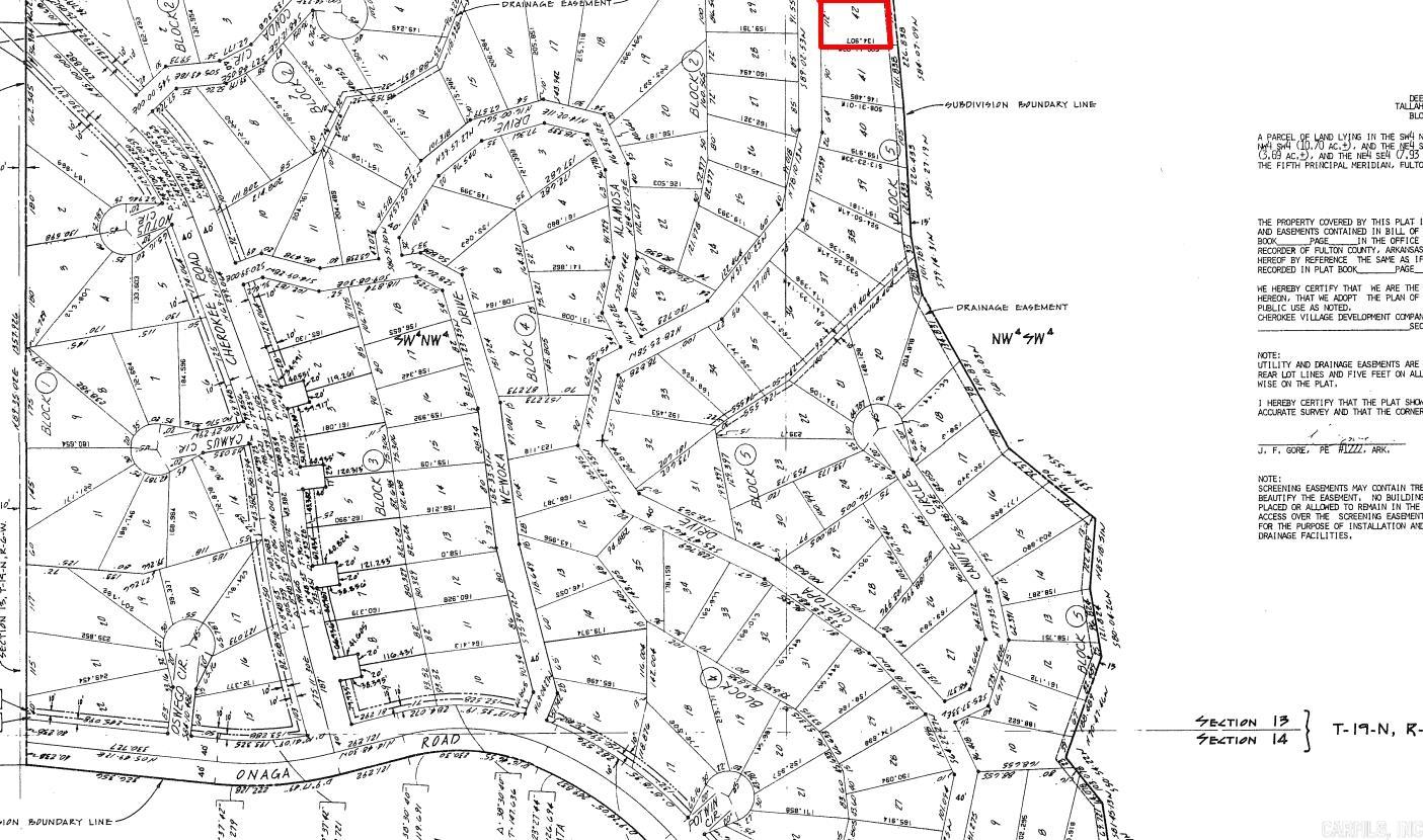 Lot 42 Chetopa  Cherokee Village, AR
