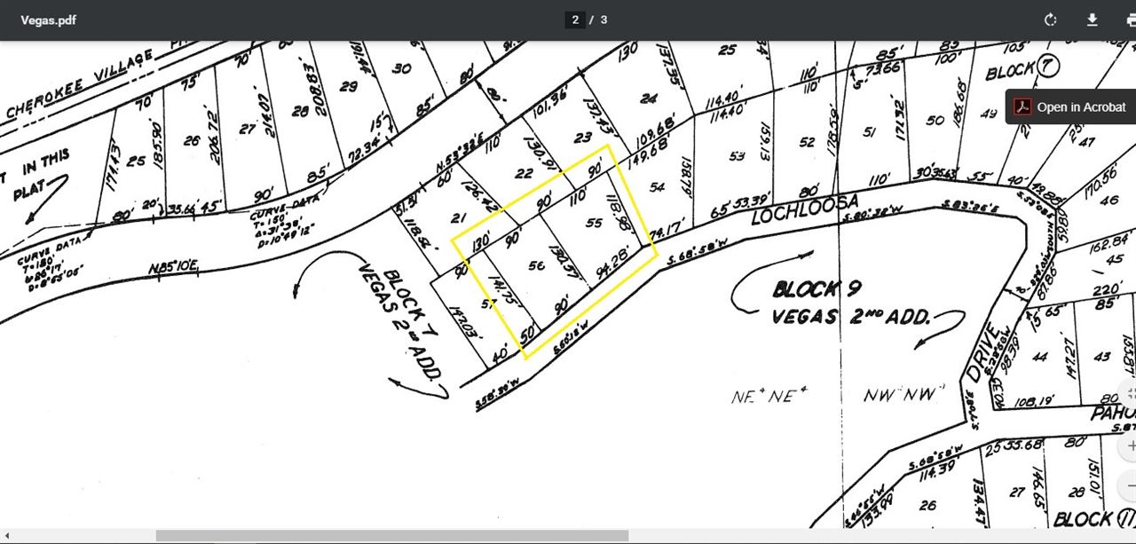 L-55 & 56 B-7 Lochloosa  Cherokee Village, AR