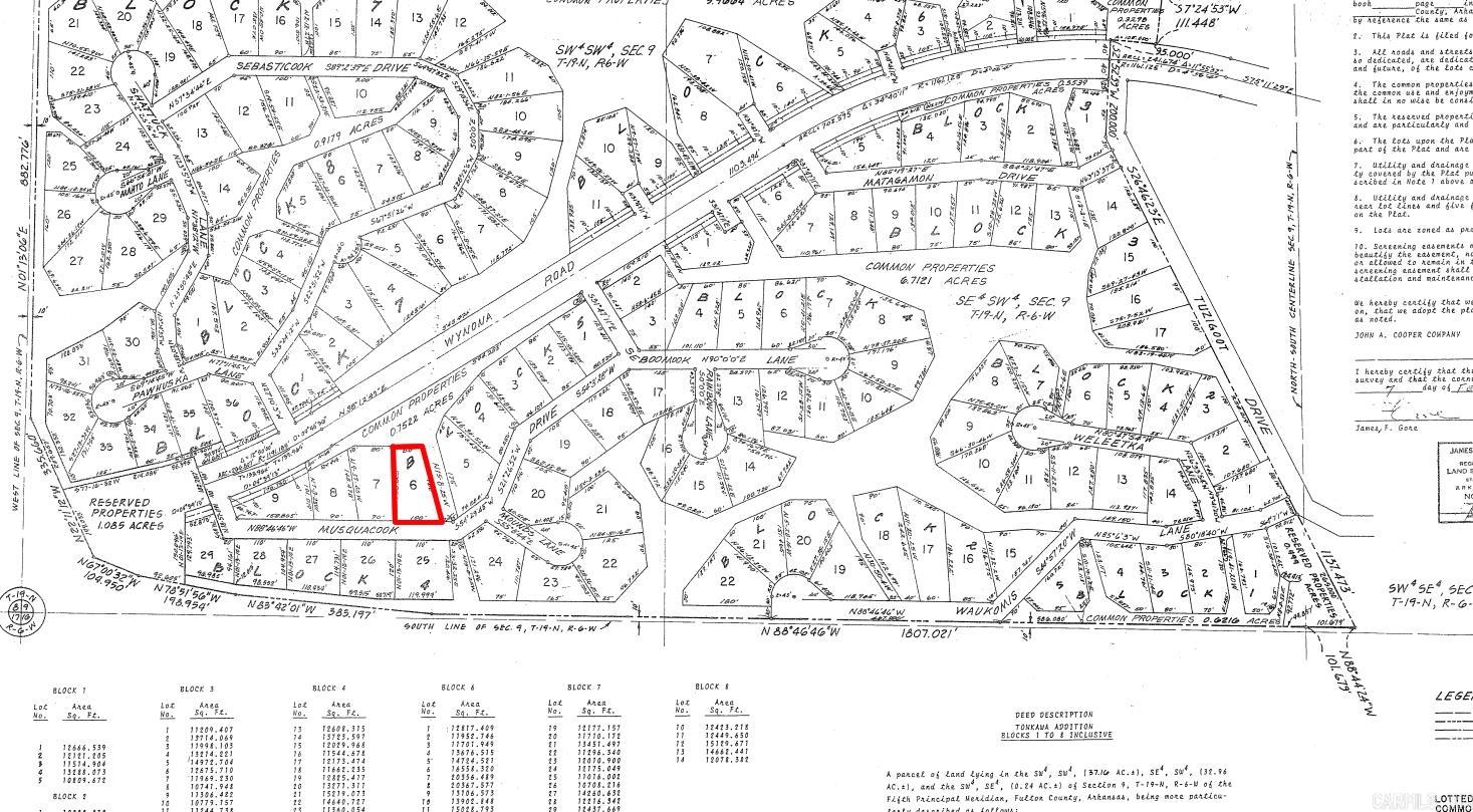 Lot 8 Musquacook  Cherokee Village, AR