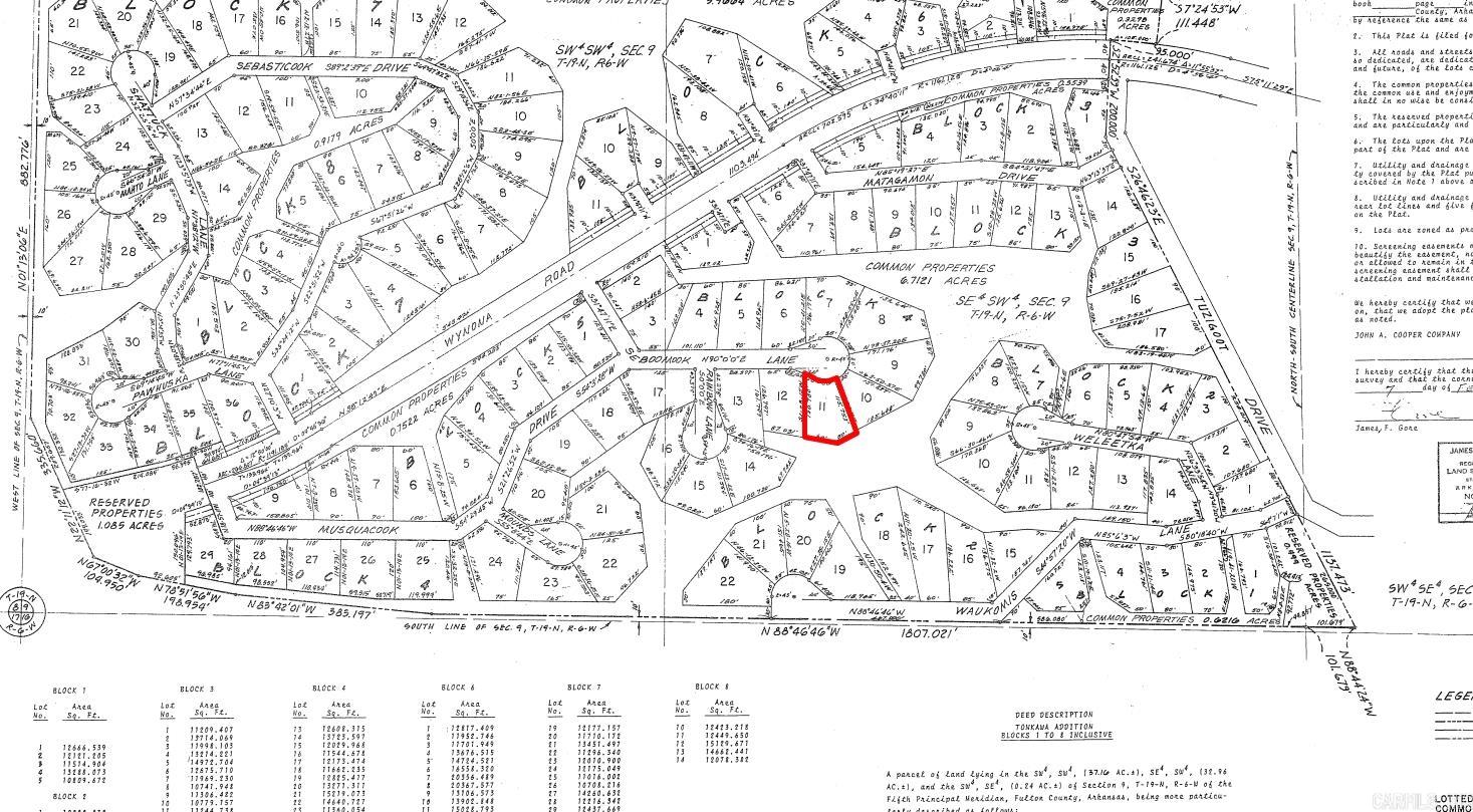 Lot 11 Boomook  Cherokee Village, AR