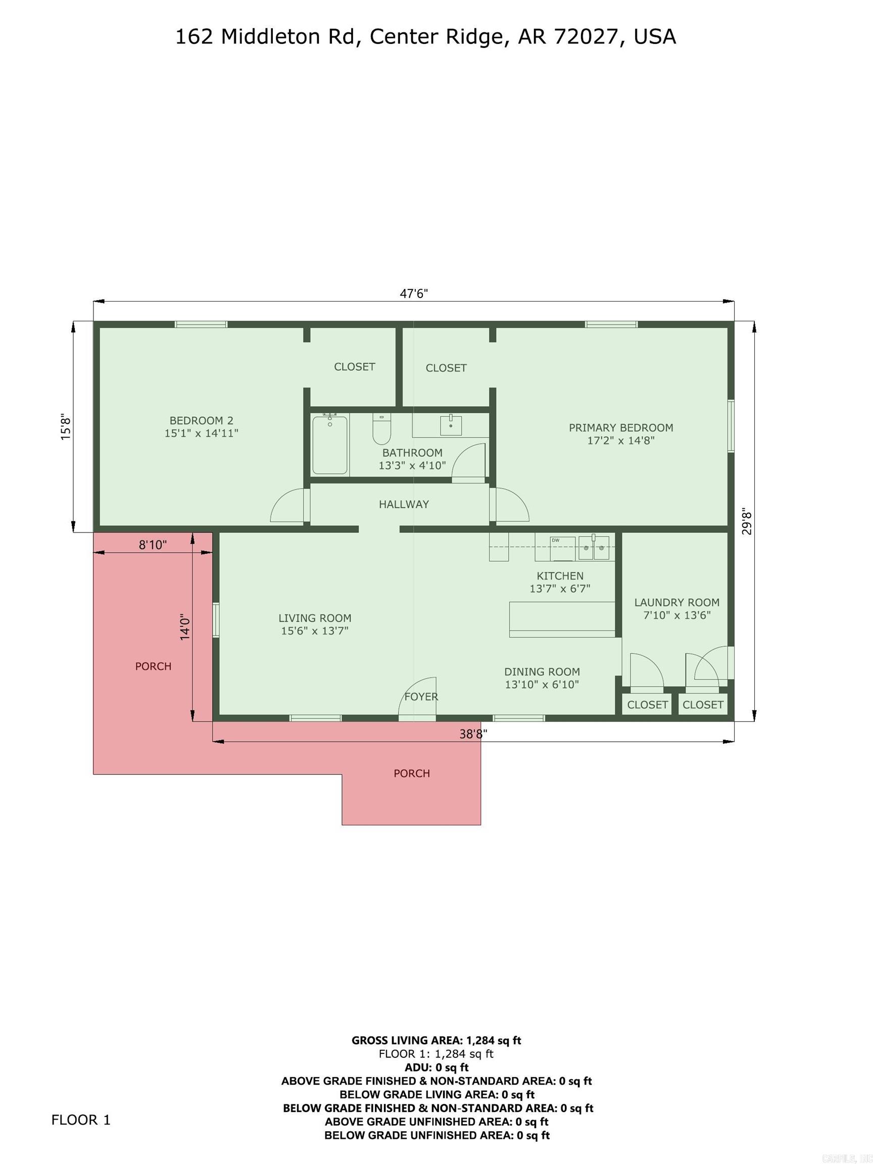 162 E Middleton Road Center Ridge, AR 72027