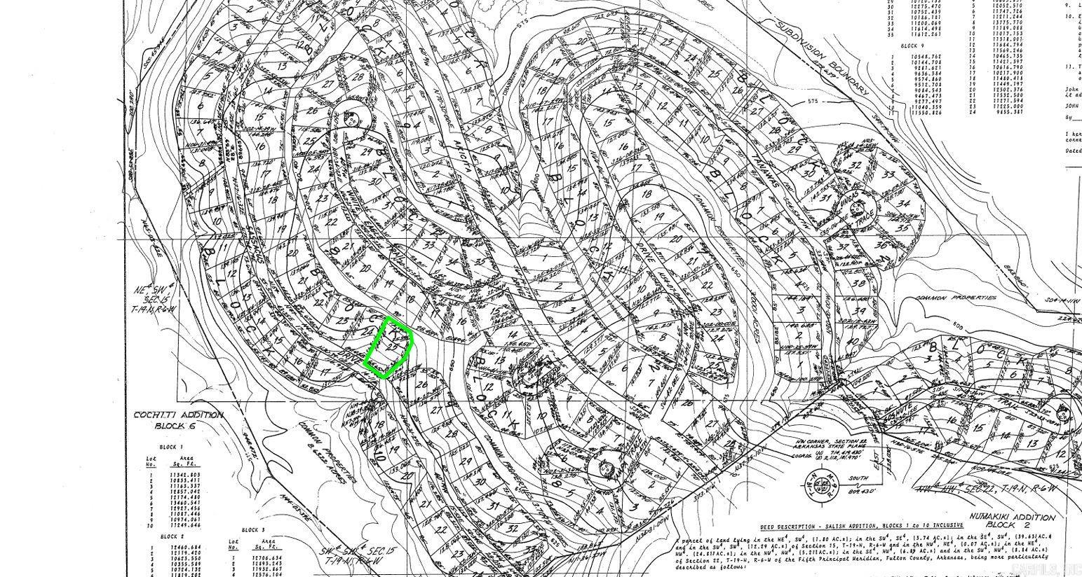 Lot 25 Sassacus  Cherokee Village, AR