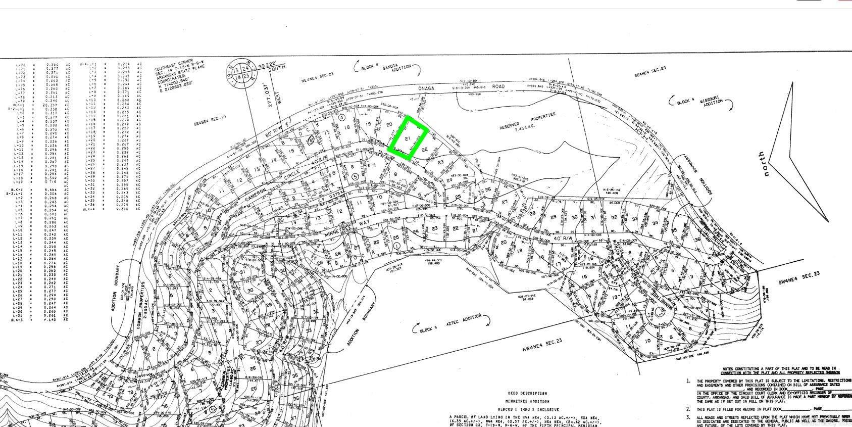 Lot 21 Camaron  Cherokee Village, AR