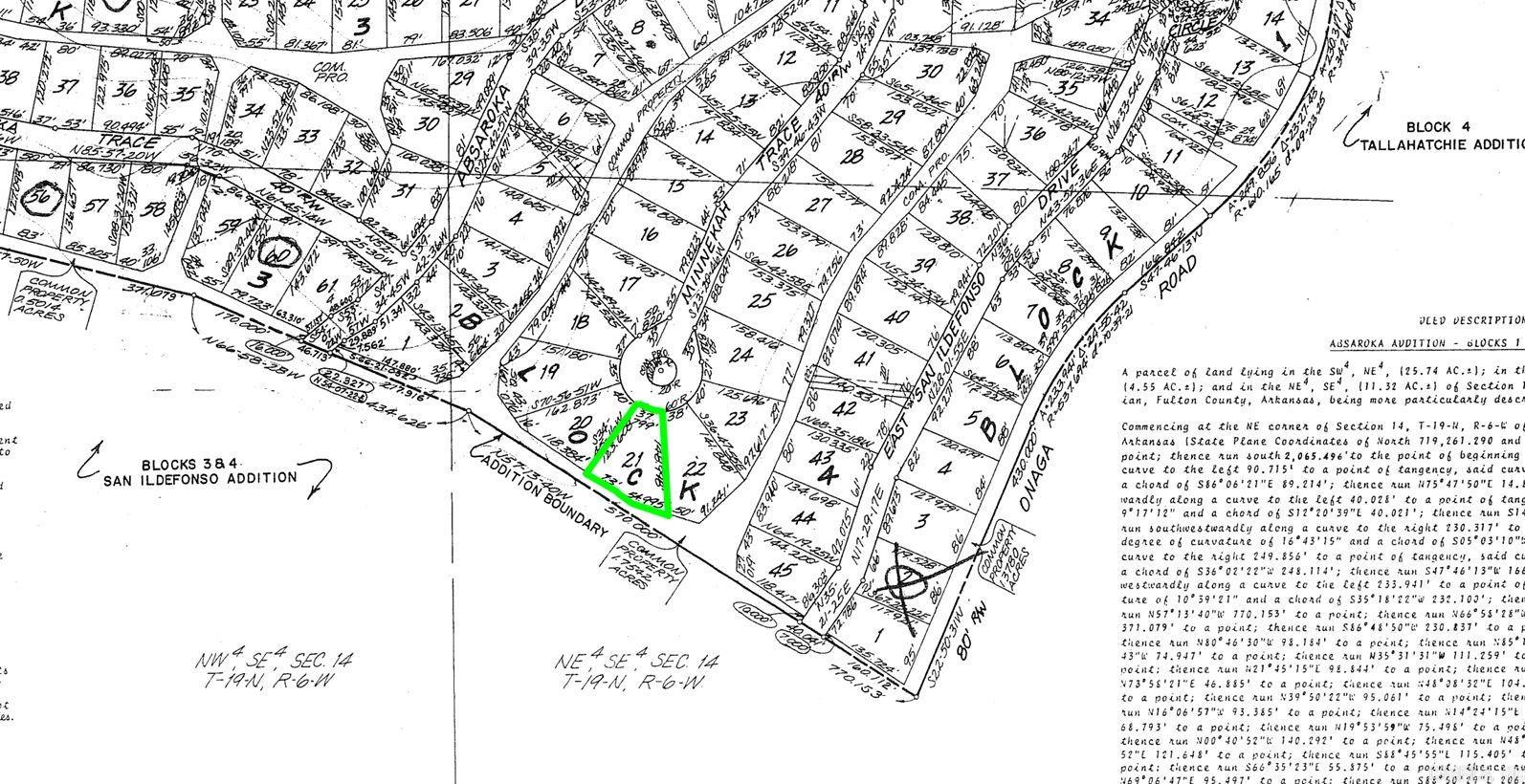 Lot 21 Minnekah  Cherokee Village, AR