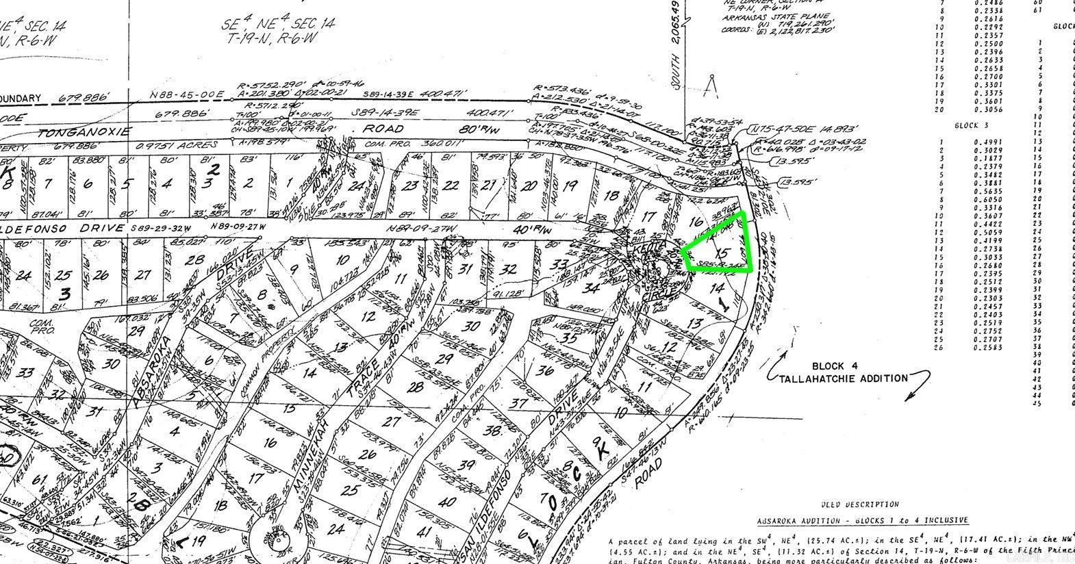 Lot 15 Keota  Cherokee Village, AR