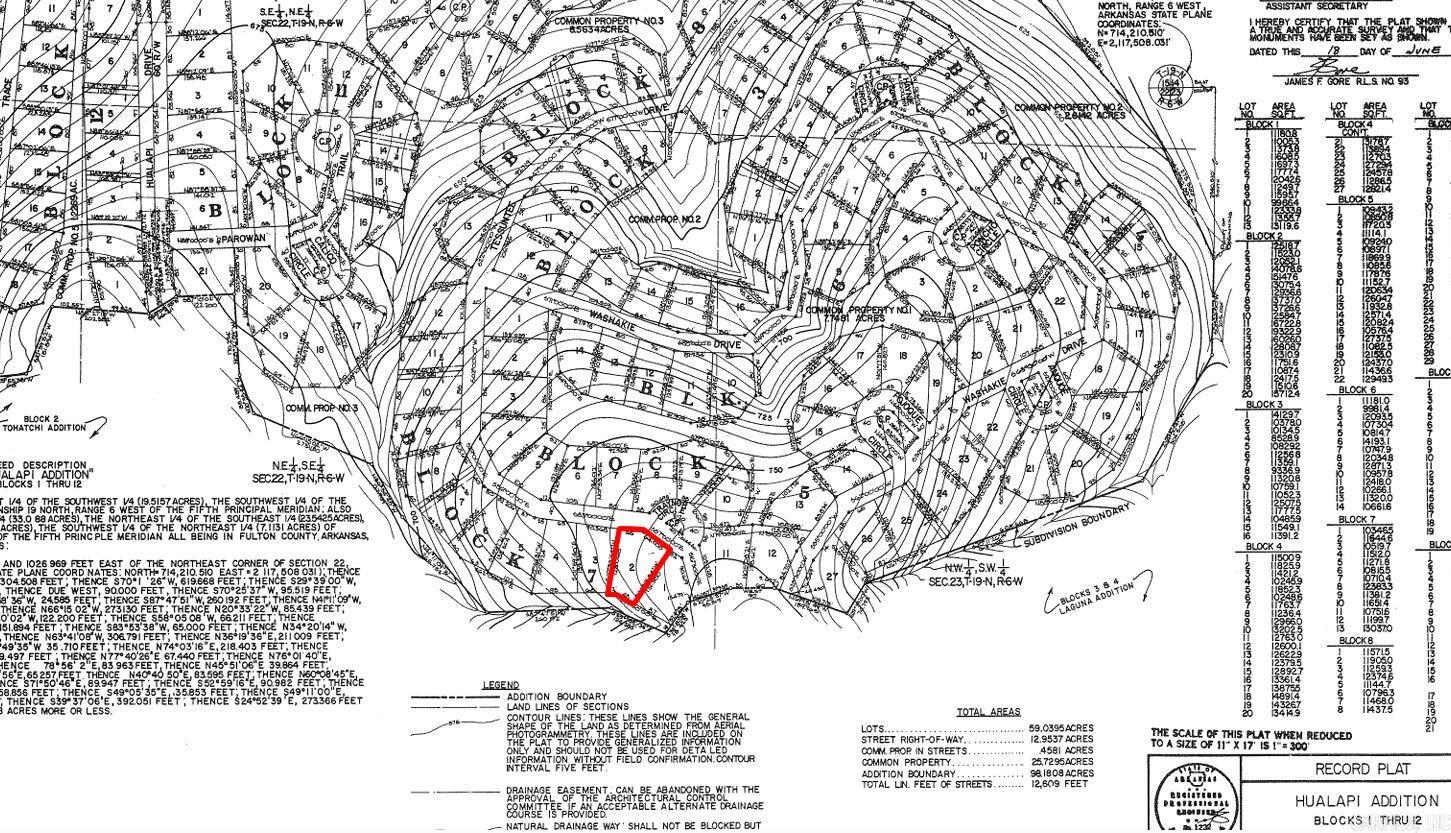 Lot 2 Tessuntee  Cherokee Village, AR