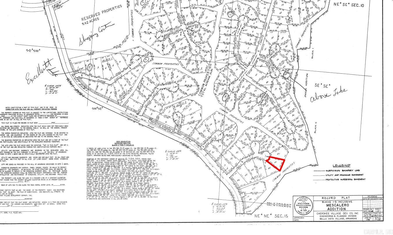 Lot 41 Paola  Cherokee Village, AR