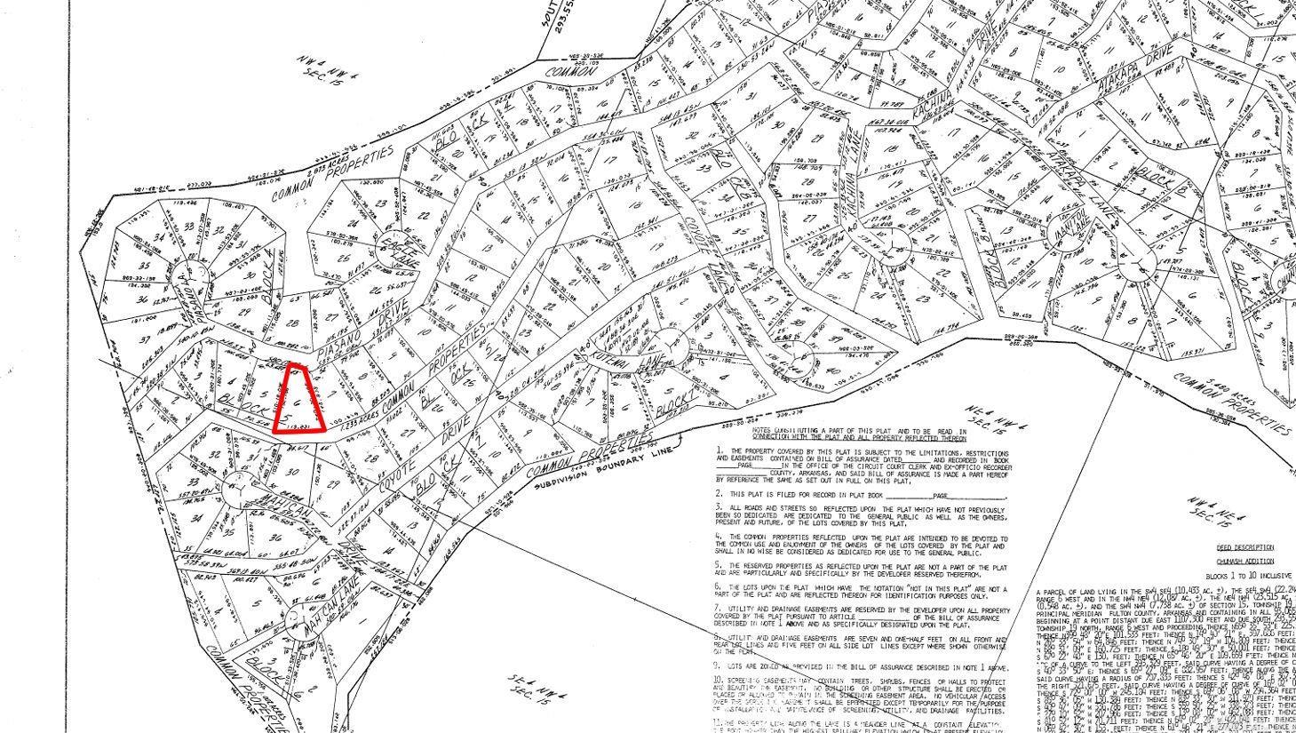 Lot 6 Piasano  Cherokee Village, AR