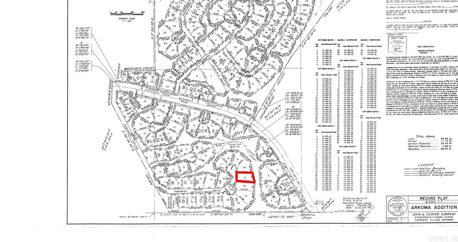 Lot 21 Tuzigoot  Cherokee Village, AR