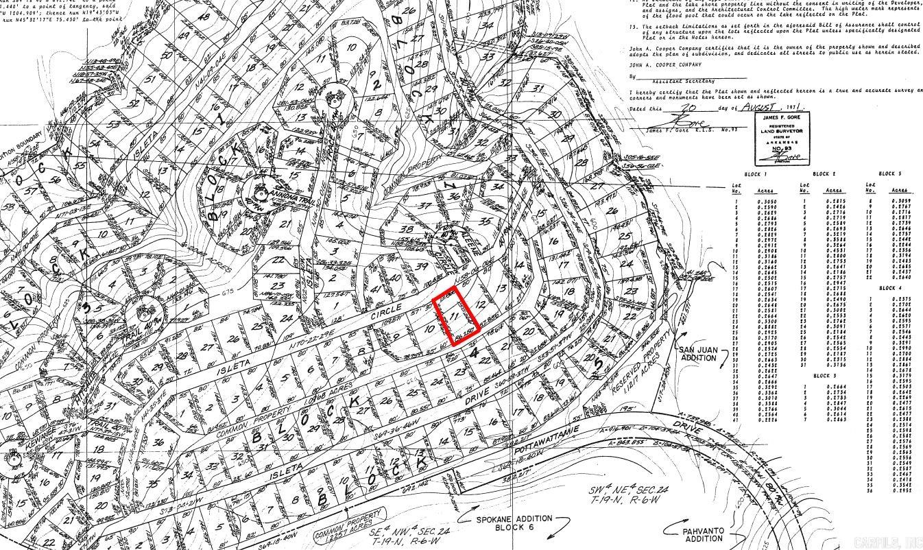 Lot 11 Isleta  Cherokee Village, AR