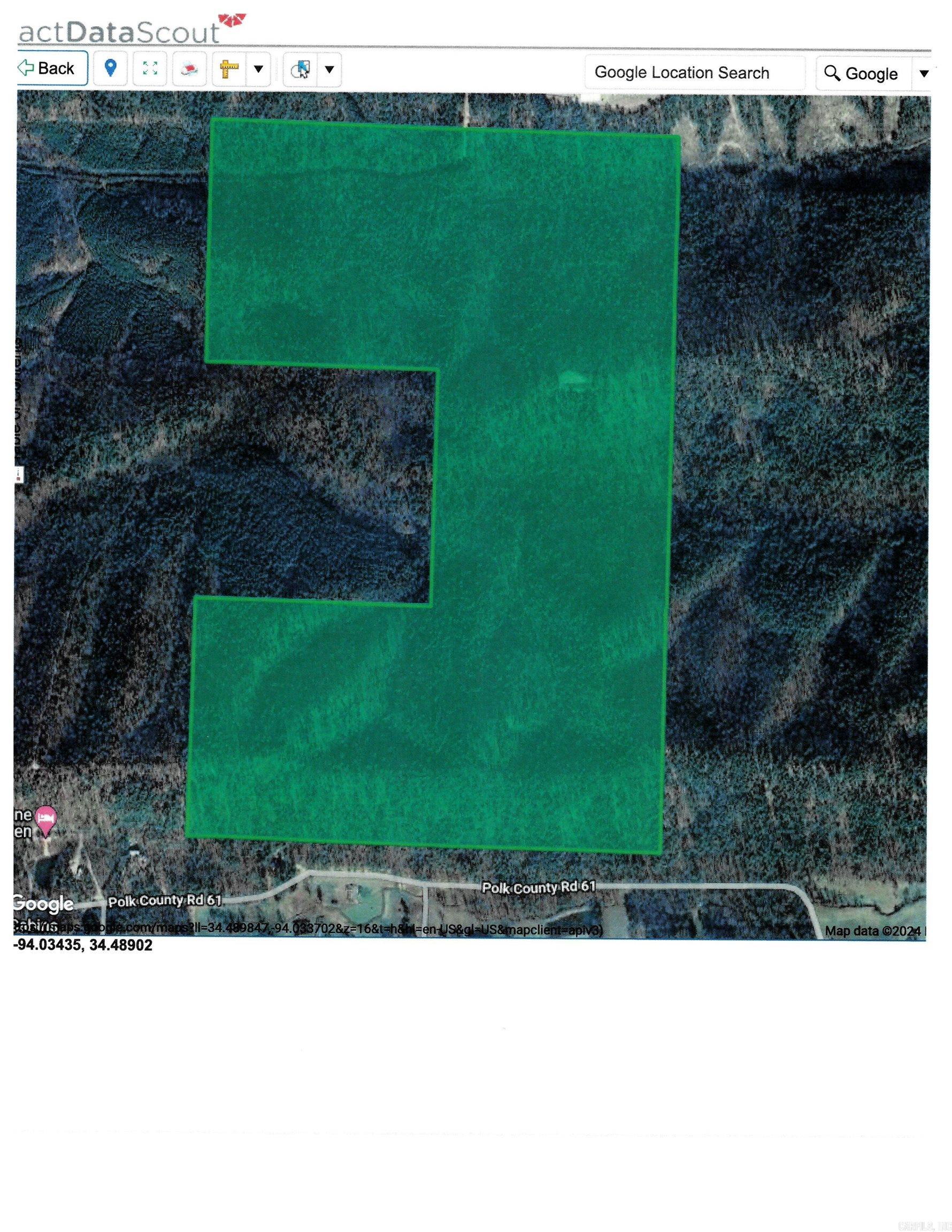 TBD Polk Road 61  Mena, AR
