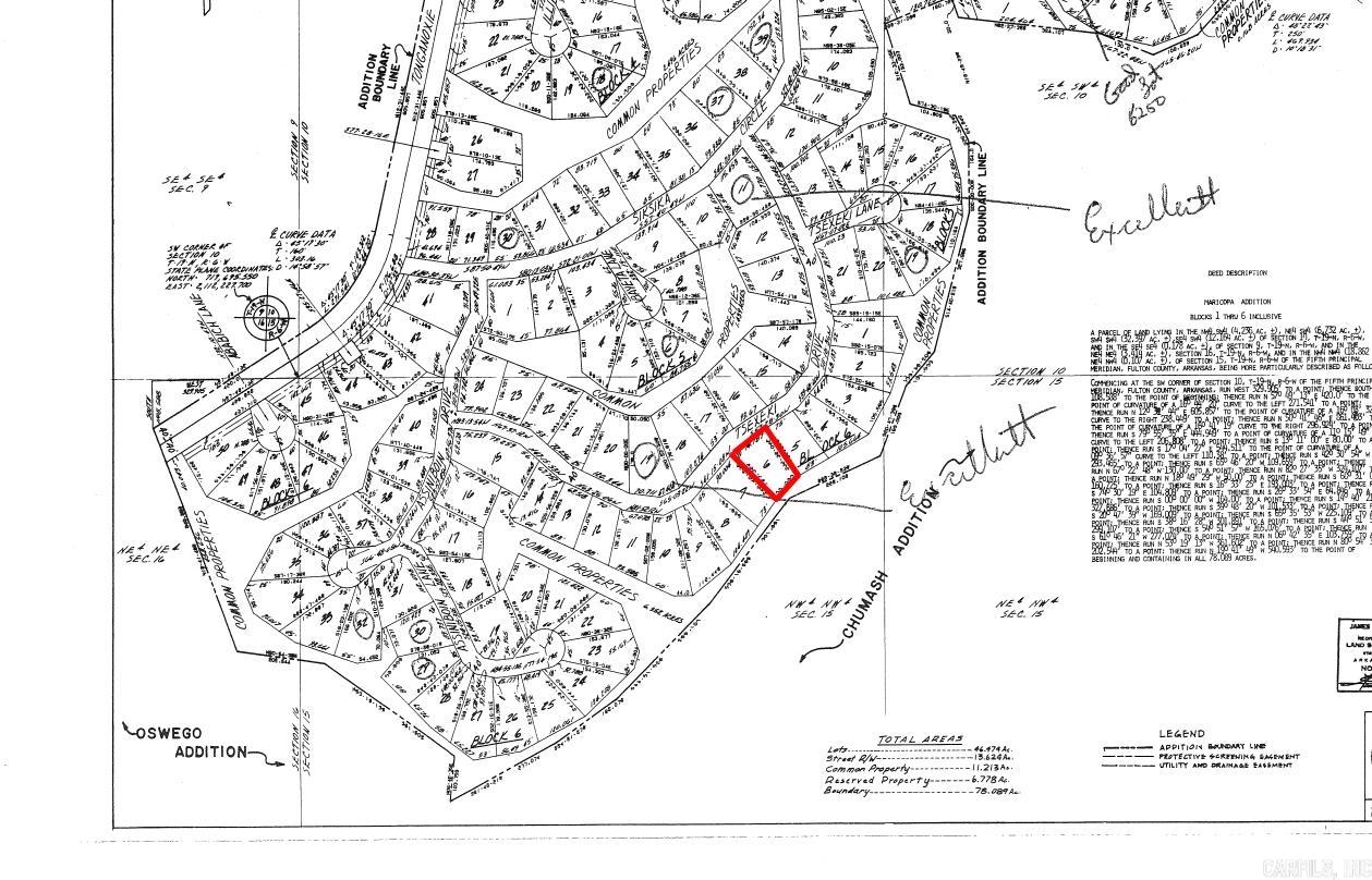 Lot 6 Tsexeki  Cherokee Village, AR