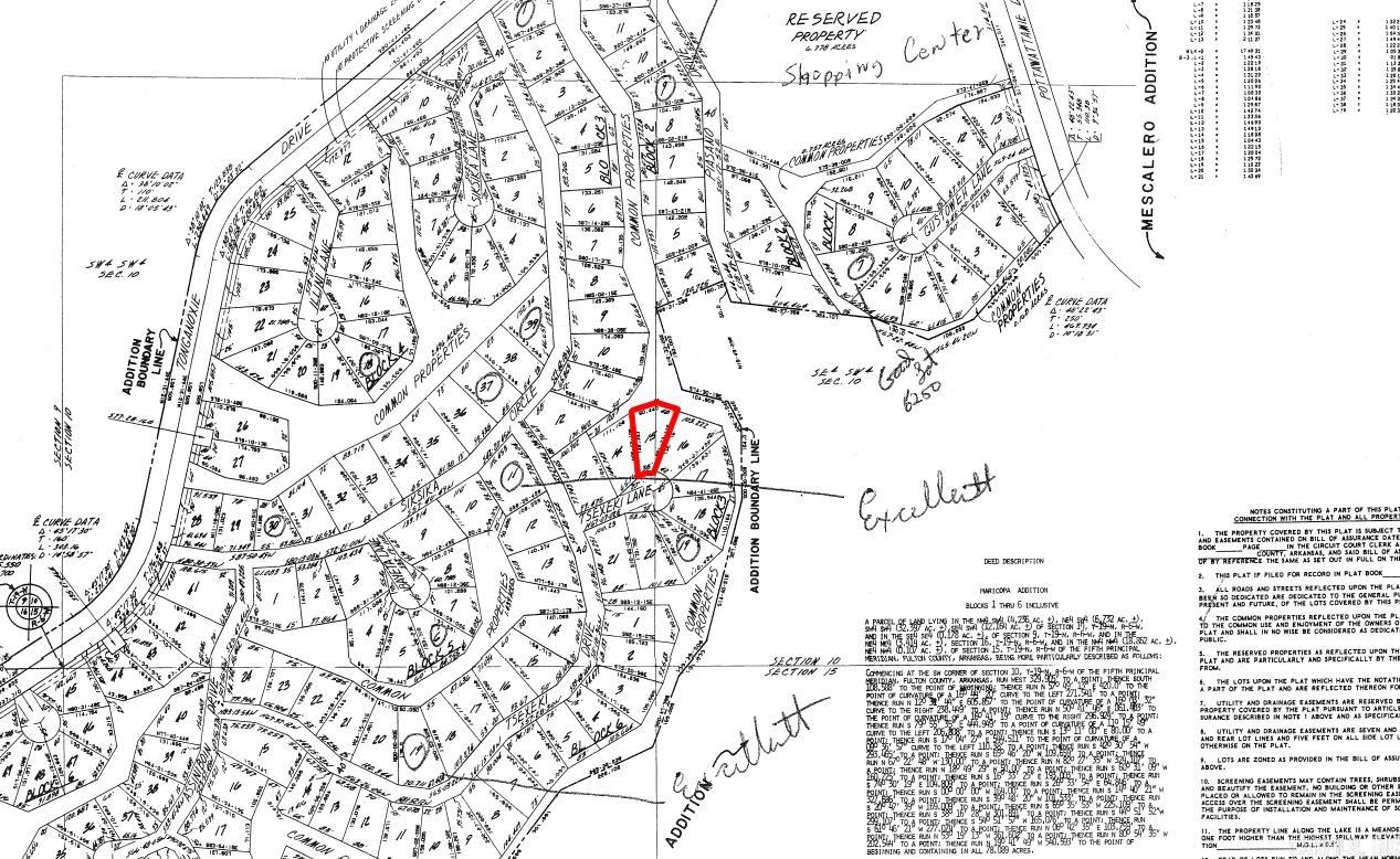 Lot 15 Tsexeki  Cherokee Village, AR