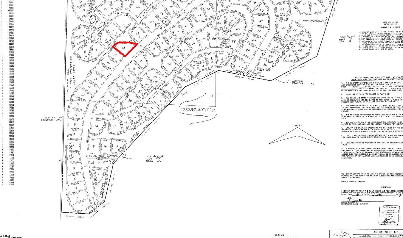 Lot 18 Toquo  Cherokee Village, AR