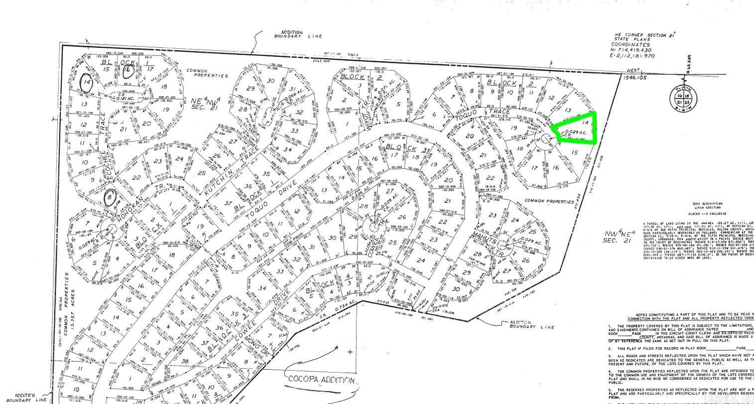 Lot 14 Toquo  Cherokee Village, AR