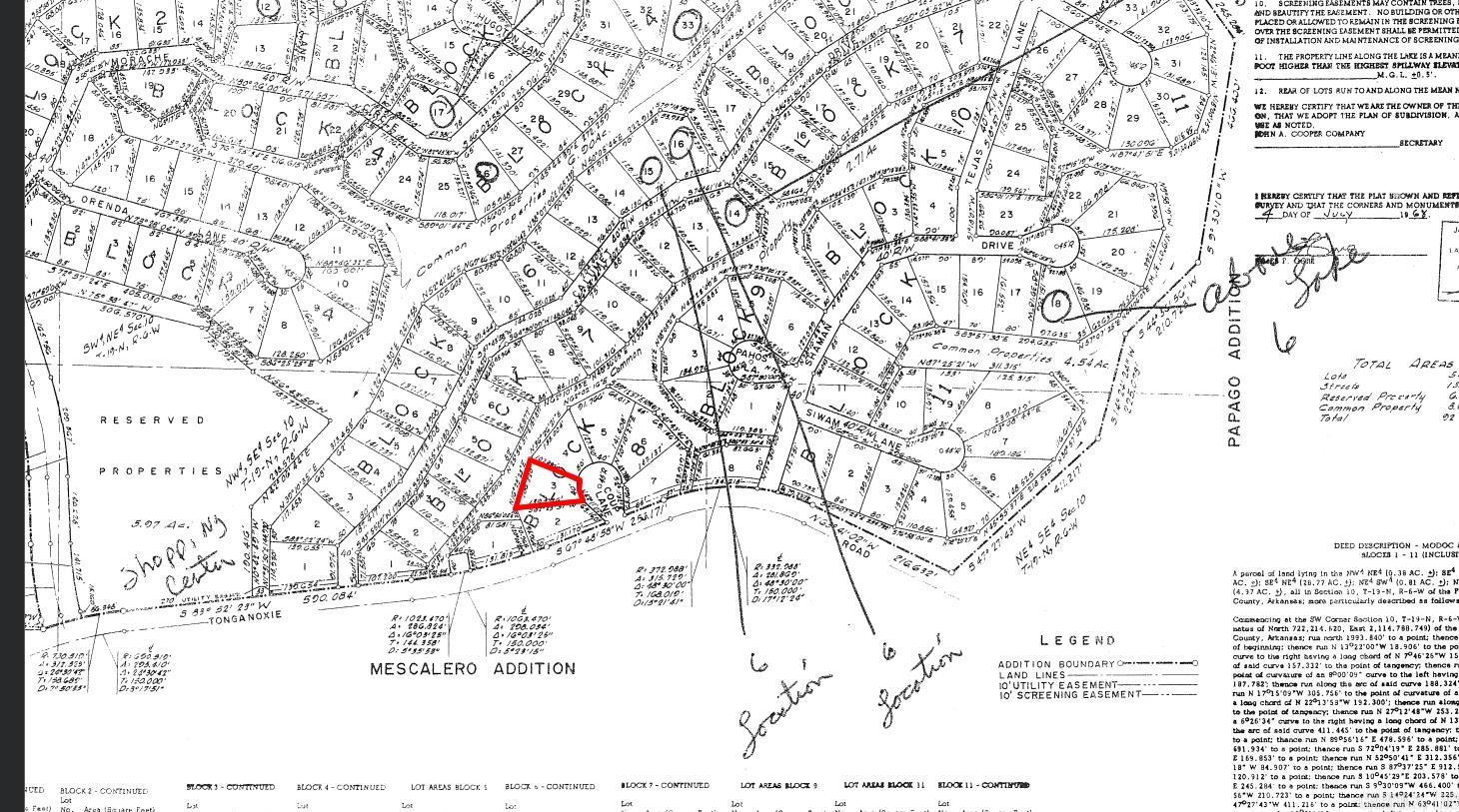 Lot 3 Coup  Cherokee Village, AR