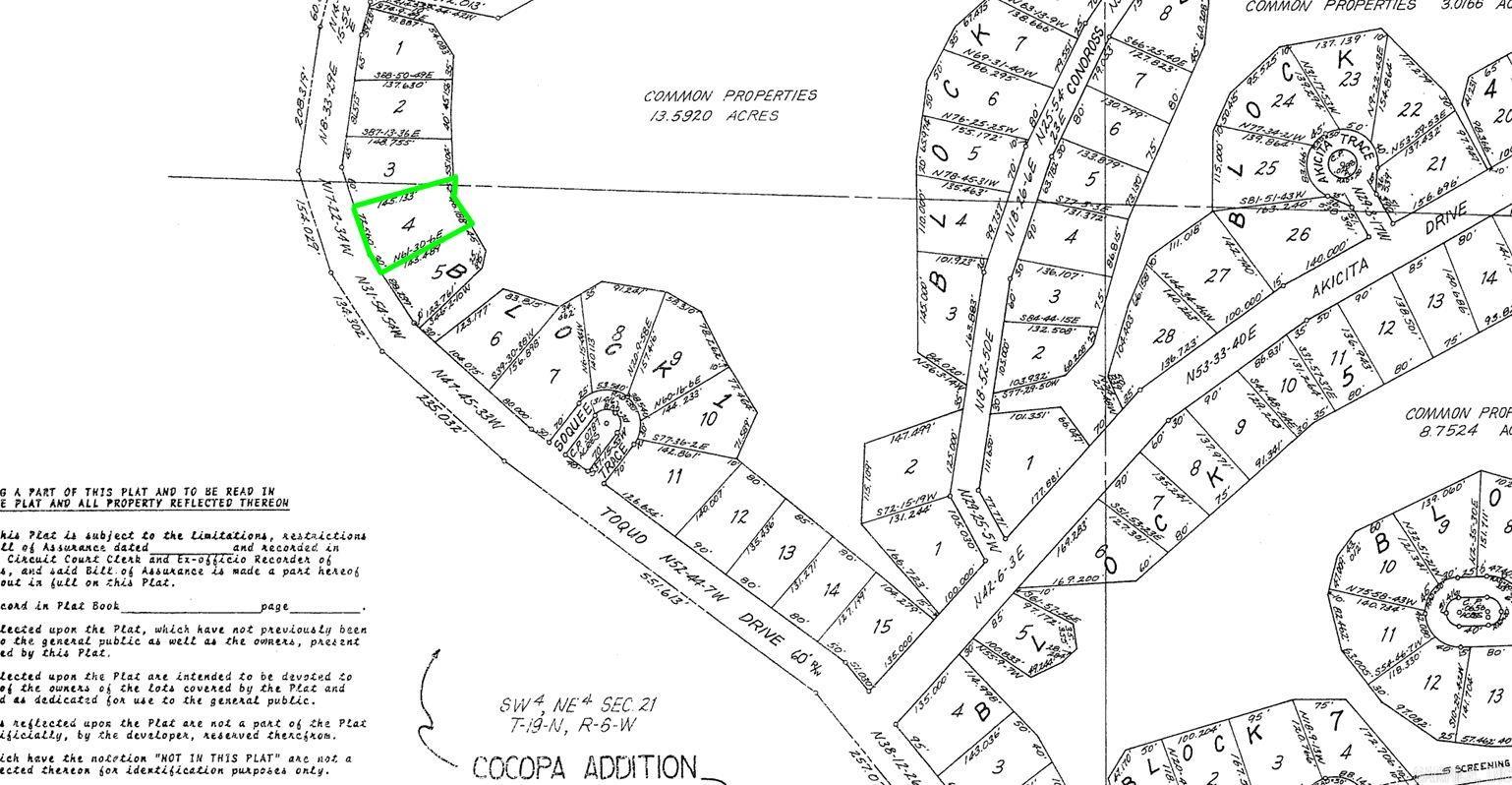 Lot 4 Toquo  Cherokee Village, AR
