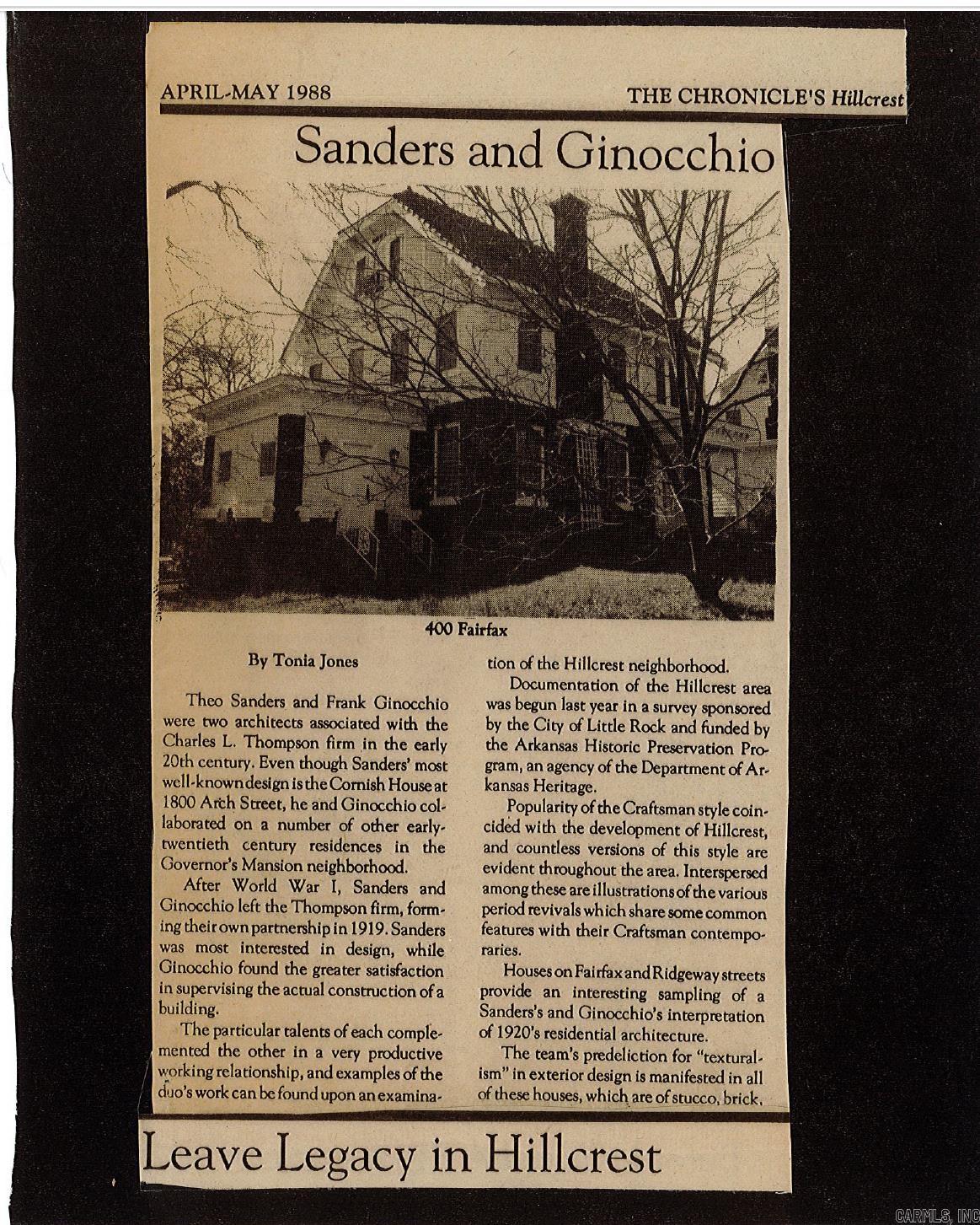 400 Fairfax Dr  Little Rock, AR