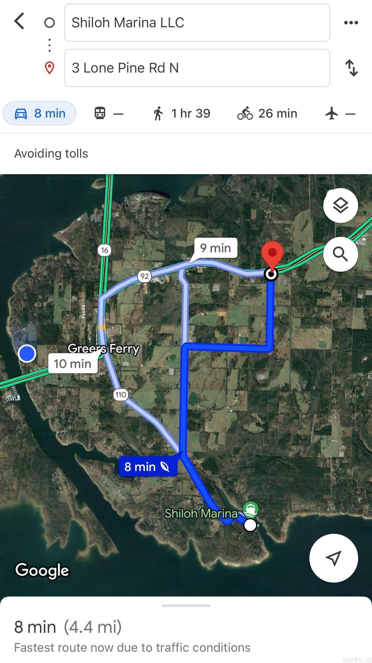 3 Lone Pine Rd. S.  Greers Ferry, AR