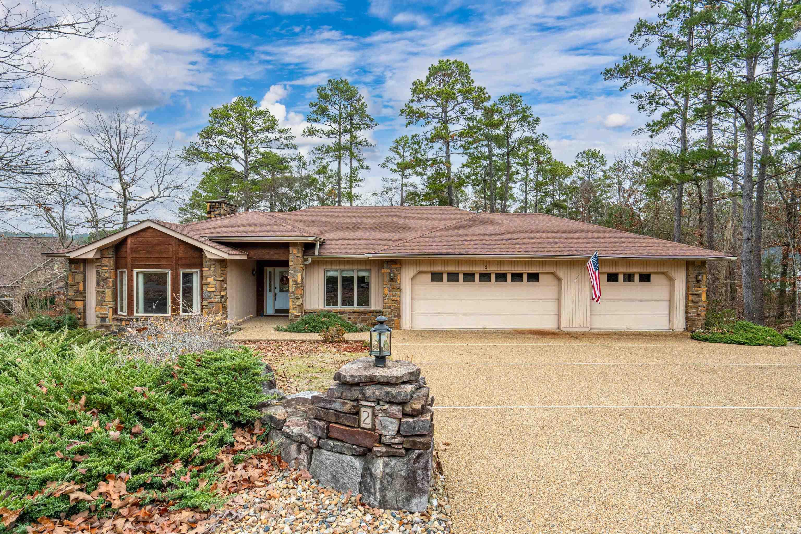 3-car garage
