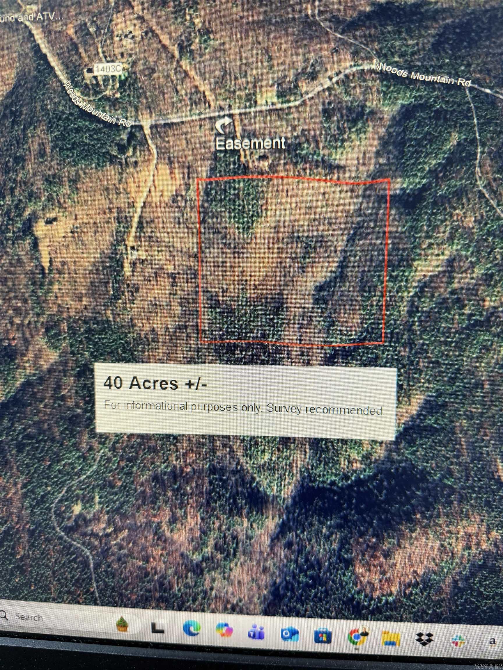 40 Acres +/- Off CR 4540  Ozone, AR