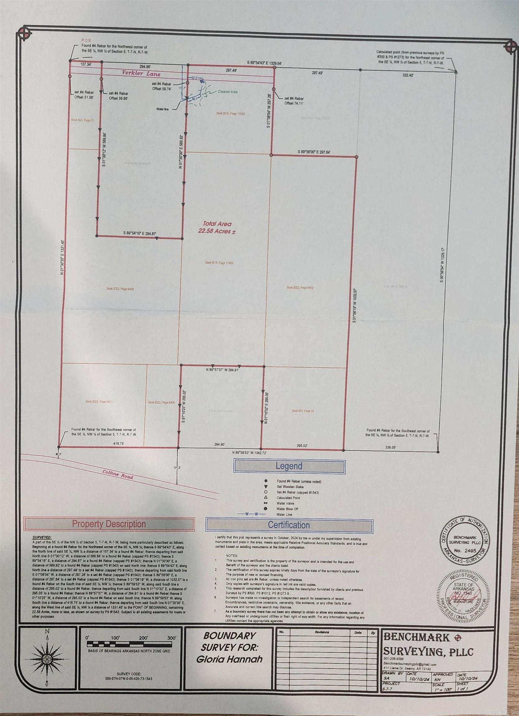 14 acres off Verkler  Searcy, AR