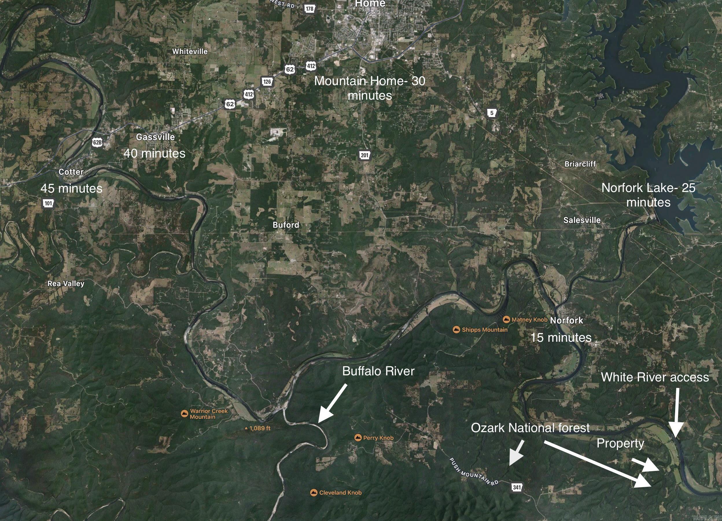 1245 CR 124  Calico Rock, AR