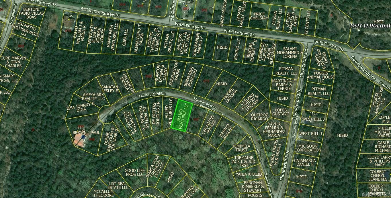 Lot 38 Thunderbird  Holiday Island, AR