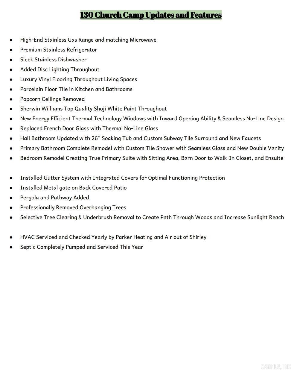 130 Church Camp Rd Road Higden, AR 72067