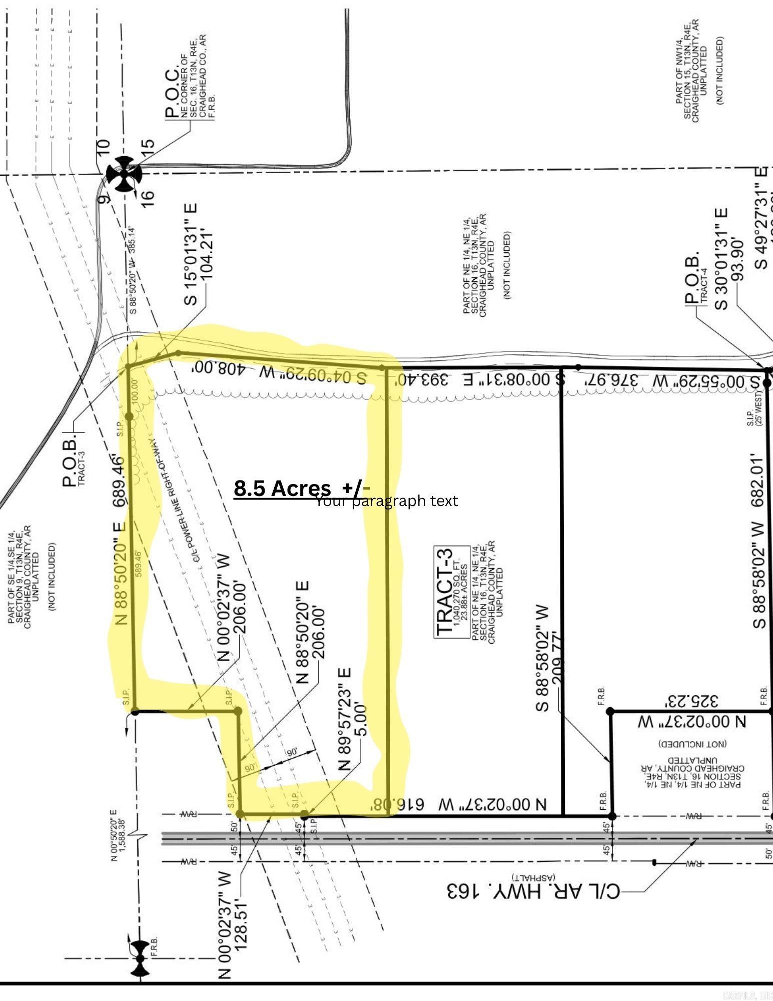 8 Acres Highway 163  Jonesboro, AR