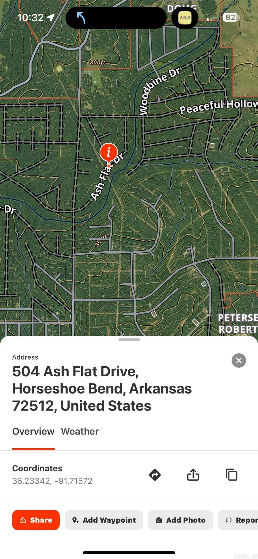 1609 Old Strawberry Lane  Horseshoe Bend, AR