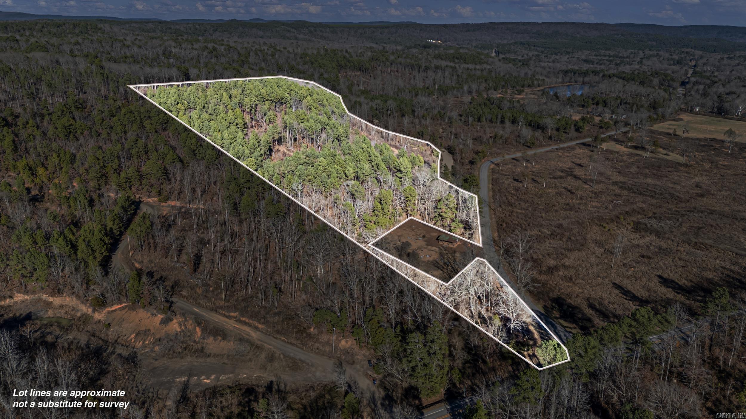 19 Acres Off Old 3 Knob Mountain  Dover, AR